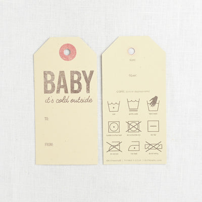 Knitterella Baby It's Cold Outside Gift Tags, 6 ct.