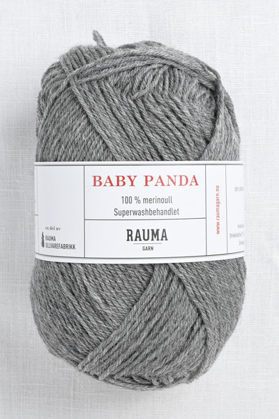 Rauma Baby Panda 12 Grey Heather