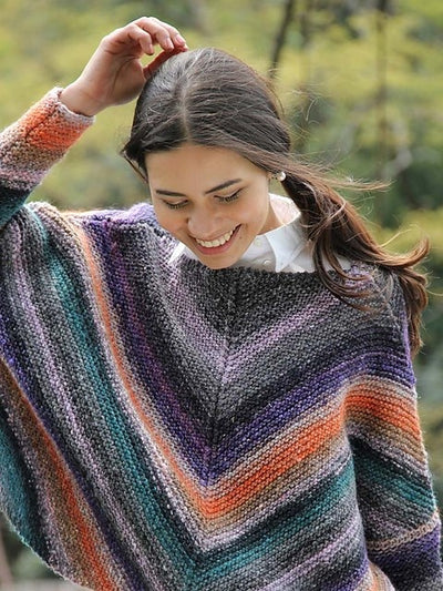 Y-957 Silk Garden Garter Stitch Sweater
