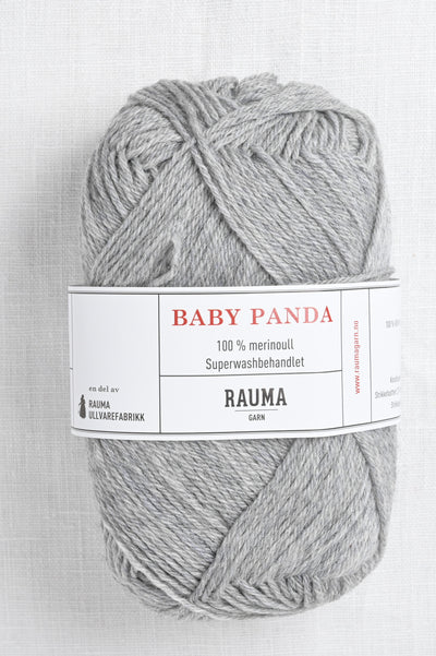 Rauma Baby Panda 13 Light Grey Heather