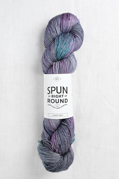 Spun Right Round Classic Sock Raining Cats and Dogs