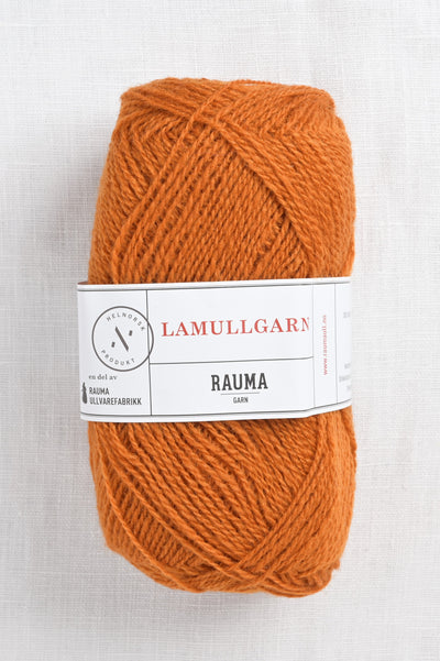 Rauma 2-Ply Lamullgarn 27 Medium Orange