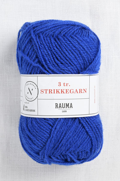 Rauma 3-Ply Strikkegarn 167 Royal Blue