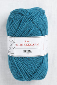 Rauma 3-Ply Strikkegarn 3366 Turquoise
