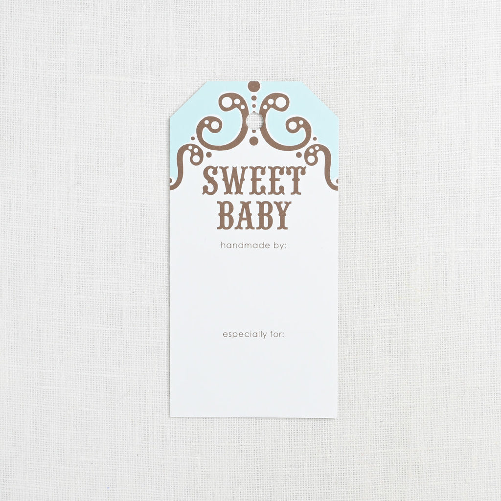 Knitterella Sweet Baby Blue Gift Tags, 6 ct.