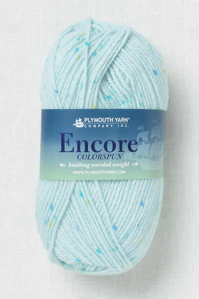 Plymouth Encore Worsted Colorspun 7401 Blue Spot
