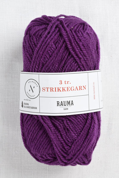 Rauma 3-Ply Strikkegarn 141 Red Violet