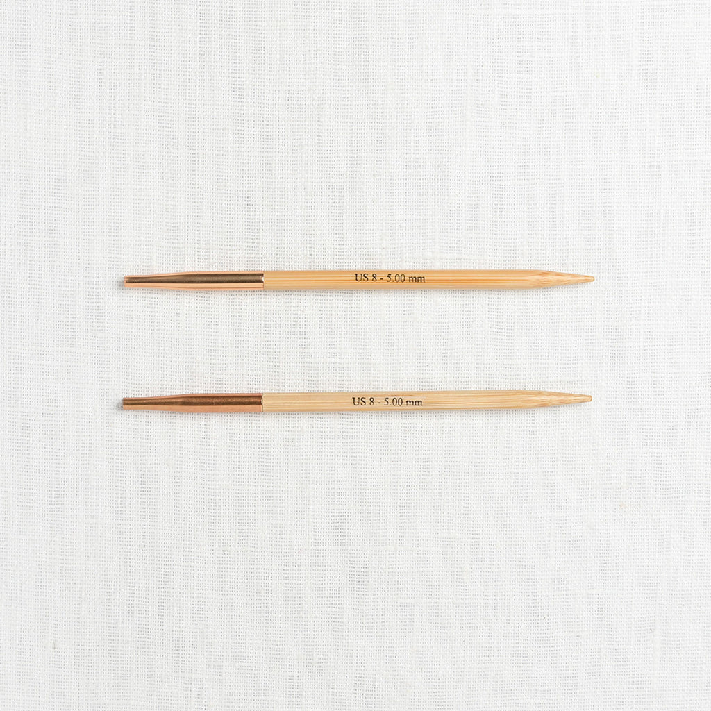 Knitter's Pride Bamboo 4.5" Deluxe Interchangeable Needle Set, US 3-11