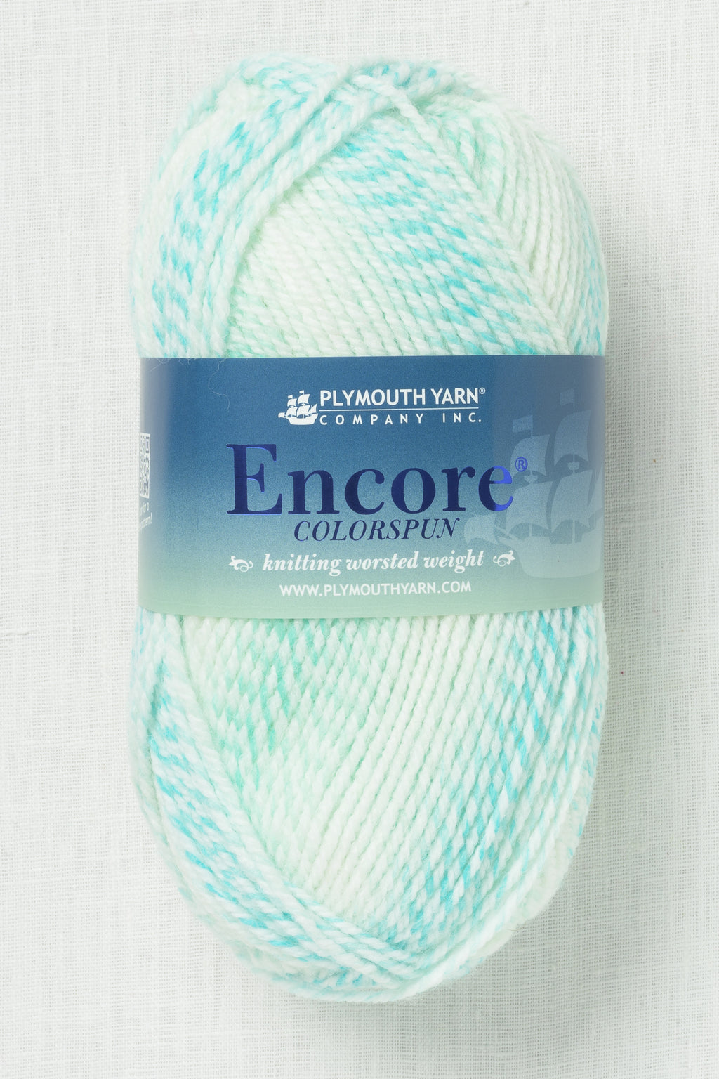 Plymouth Encore Worsted Colorspun 7749 Oceanic