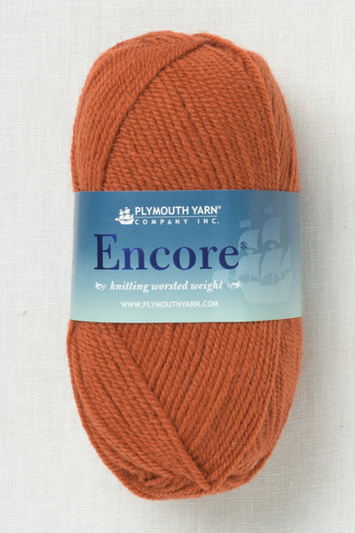 Plymouth Encore Worsted 1236 Pumpkin Pie
