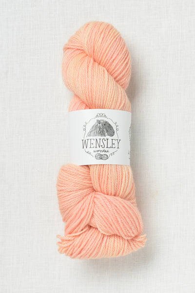 La Bien Aimee Wensley Worsted Peach Sweater