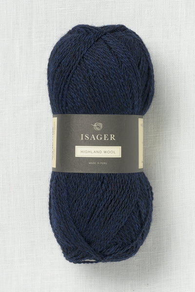 Isager Highland Wool Navy