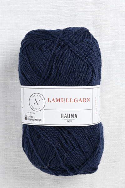 Rauma 2-Ply Lamullgarn 57 Dark Navy Blue