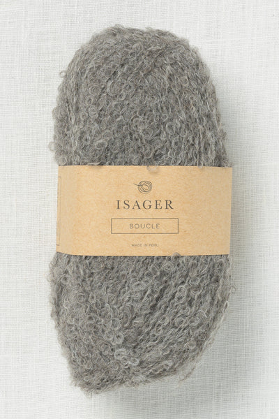 Isager Boucle E3s Grey Undyed