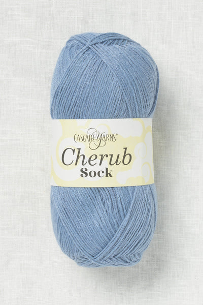 cascade cherub sock 94 dusty blue
