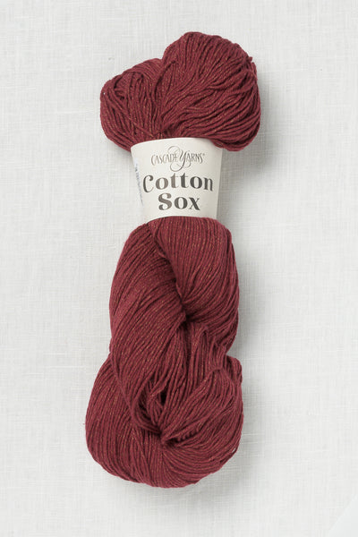 cascade cotton sox 03 cabernet