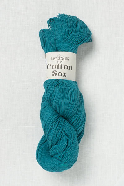 cascade cotton sox 11 teal