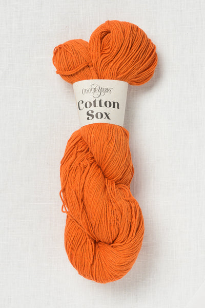 cascade cotton sox 13 orange