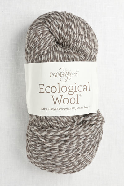 cascade ecological wool 9024 silver metal twist