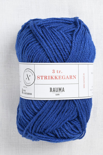 Rauma 3-Ply Strikkegarn 143 Dark Blue Jeans