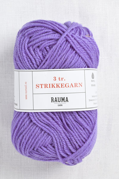 Rauma 3-Ply Strikkegarn 196 Light Lilac