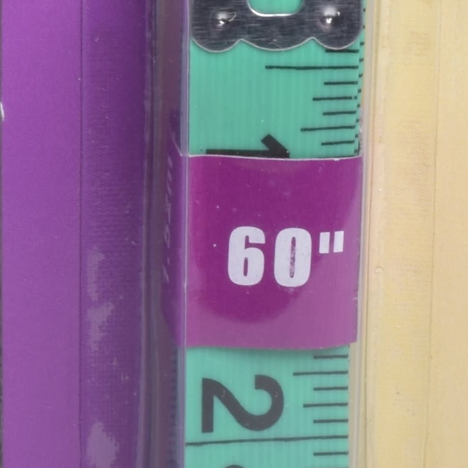 Dritz Fashion Color Tape Measure 5/8" x 60" (1.58cm x 1.52m)