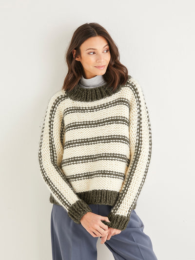 Stripe Sweater 10191
