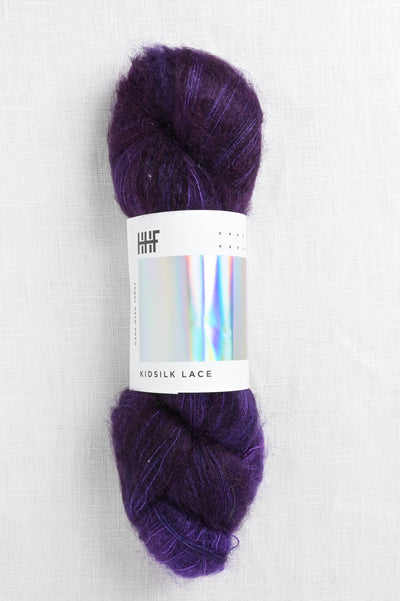 hedgehog fibres kidsilk lace purple reign