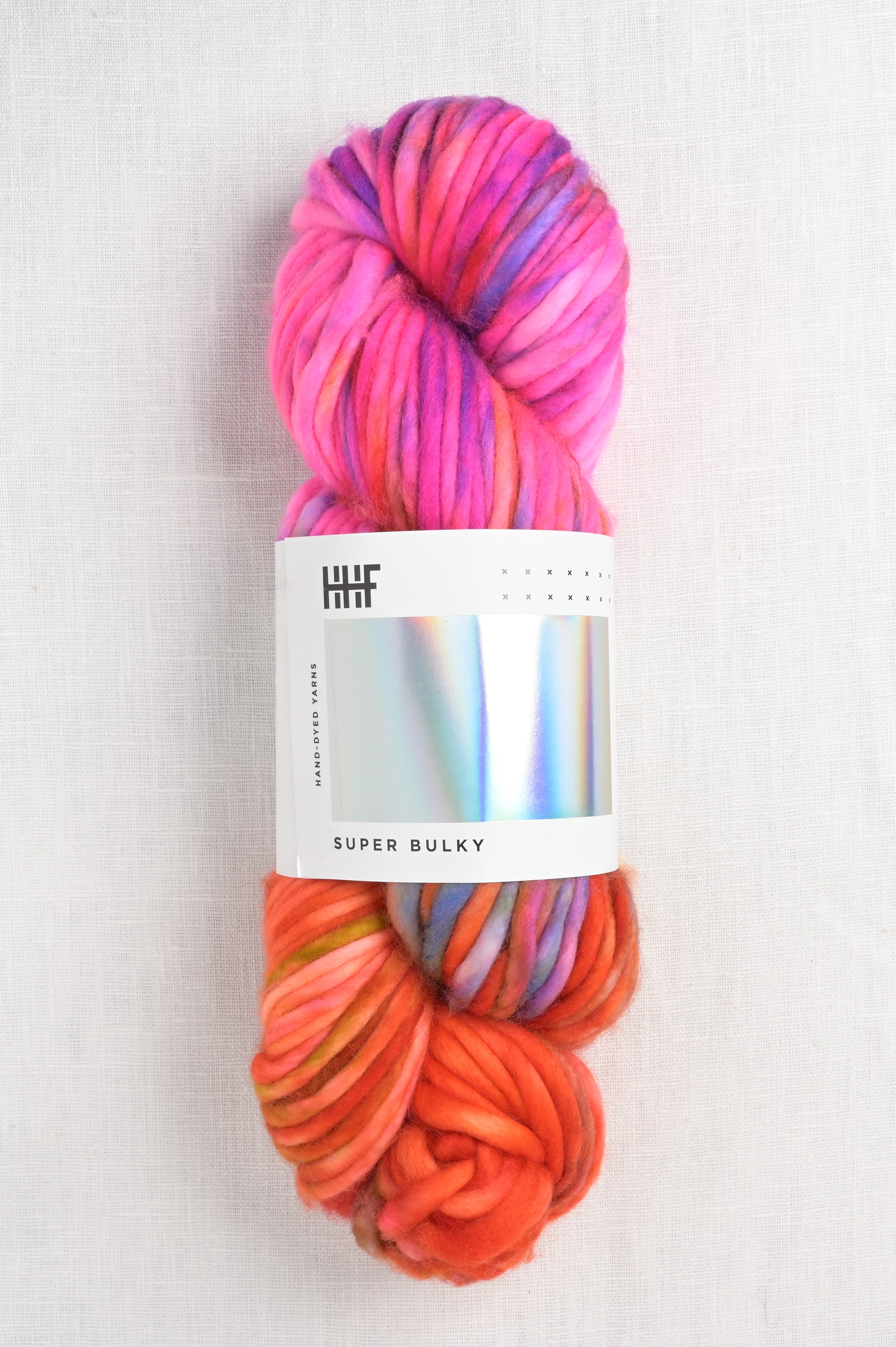 Hand dyed yarn, super bulky yarn