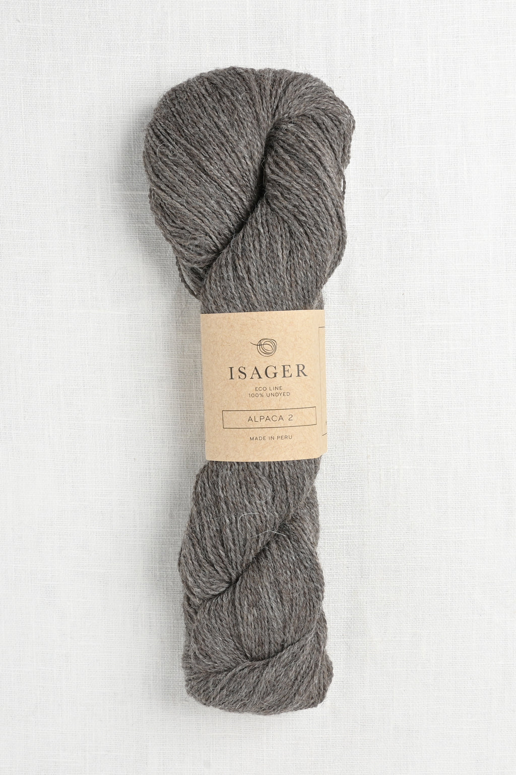 isager alpaca 2 e4s dark grey heather undyed
