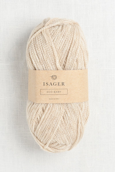 isager eco baby e7s sand heather undyed
