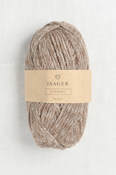 isager eco baby e8s chestnut heather undyed