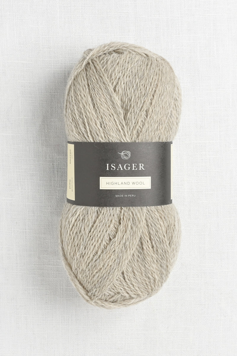 isager highland wool sand