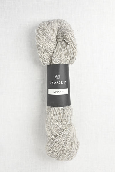 isager spinni 2s light grey heather 100g