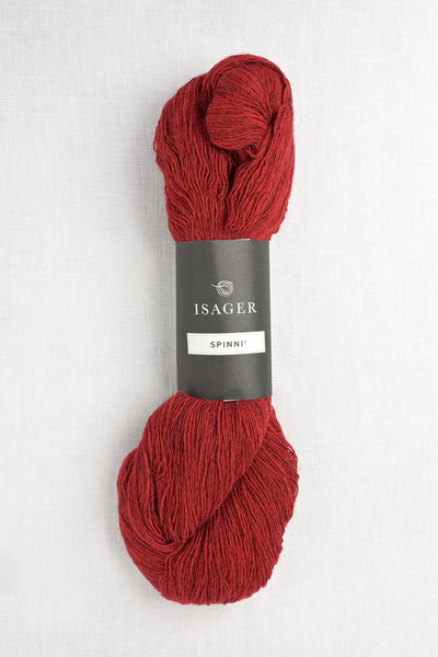 isager spinni 32s deep red 100g