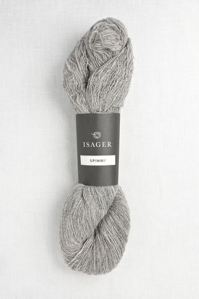isager spinni 3s medium grey heather 100g