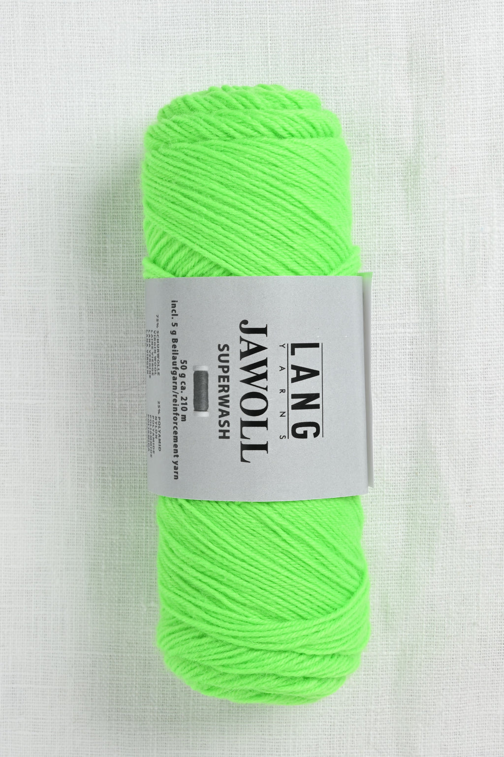 lang yarns jawoll 316 fluorescent green
