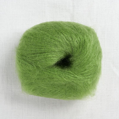 lang yarns mohair luxe 116 leaf green