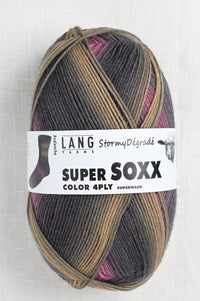 lang yarns super soxx color 334 avalanche