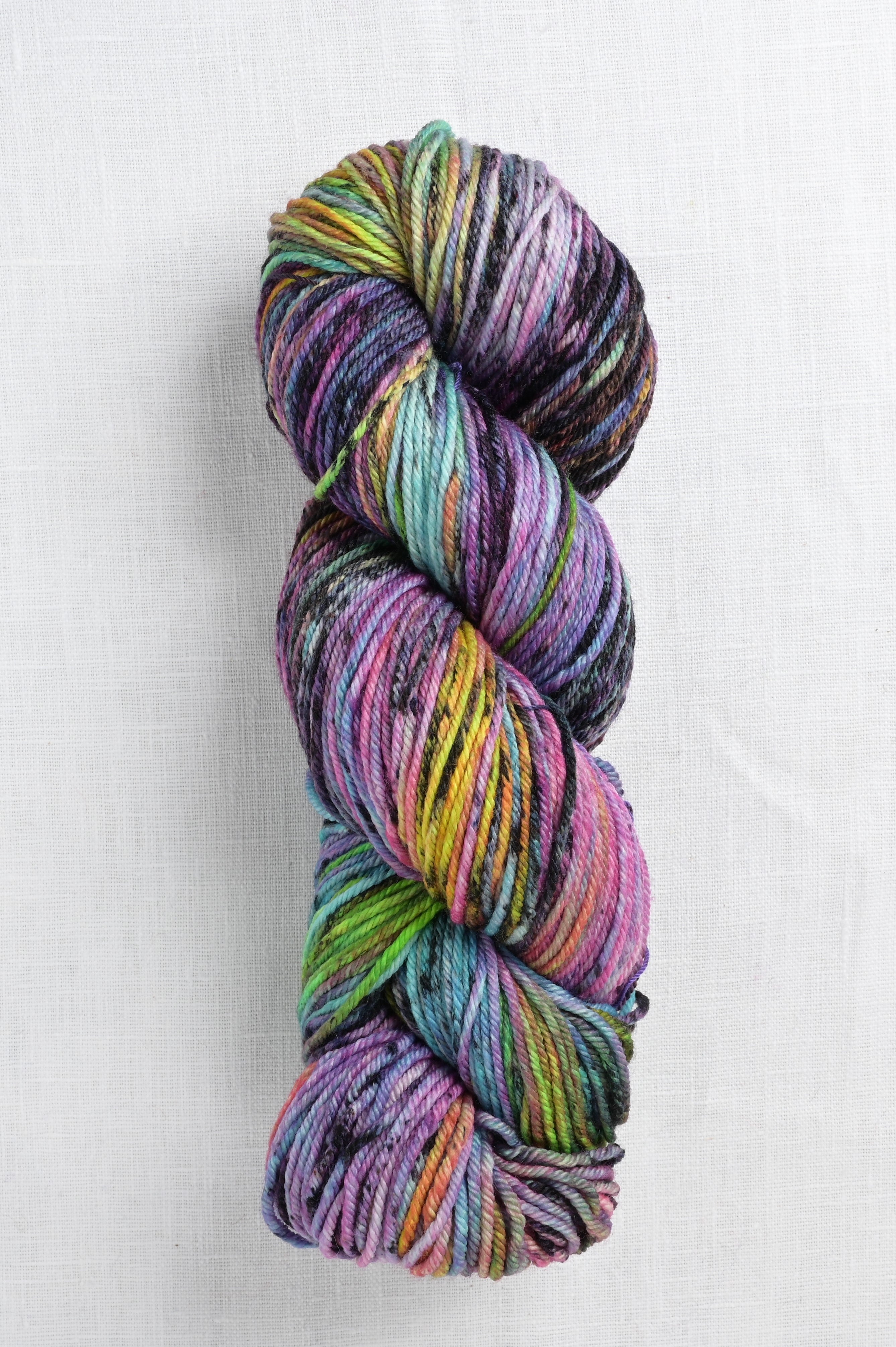 Madelinetosh Tosh DK Yarn - Electric Rainbow at Jimmy Beans Wool