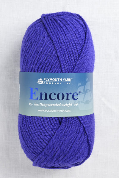 plymouth encore worsted 1384 bright purple