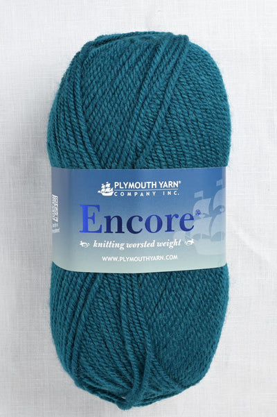 plymouth encore worsted 157 teal topaz