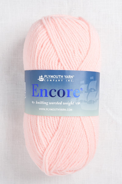plymouth encore worsted 597 pale peach