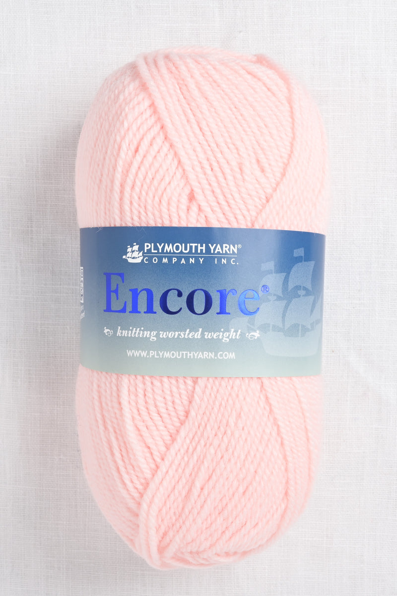 plymouth encore worsted 597 pale peach