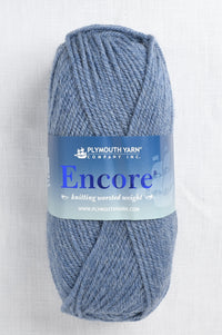 plymouth encore worsted 685 denim heather