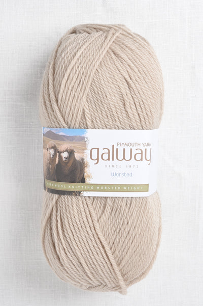 plymouth galway worsted 112 almond