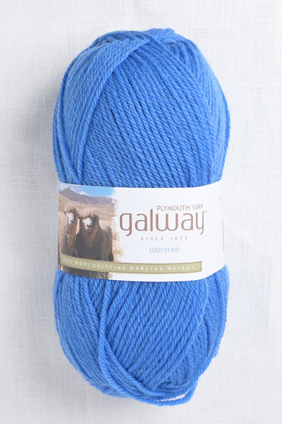 plymouth galway worsted 129 blue bell