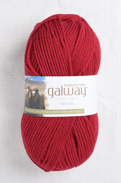 plymouth galway worsted 148 ruby