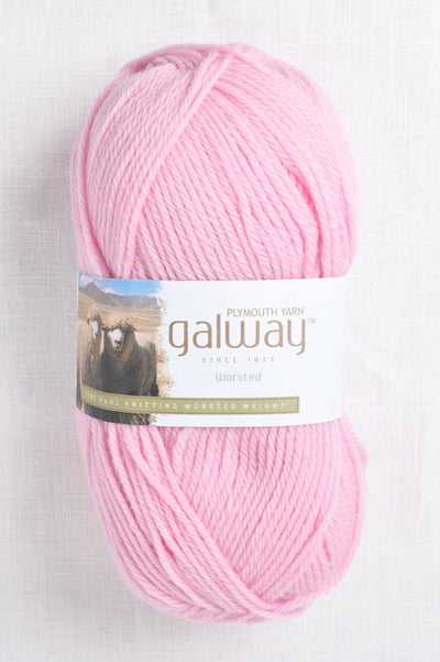 plymouth galway worsted 162 palest pink