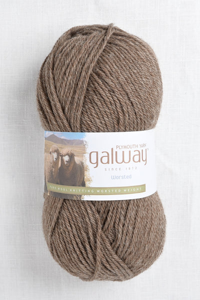 plymouth galway worsted 711 brown heather